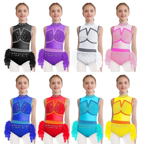 Girls sequins feather tulle - girls,