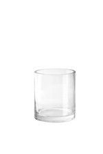Serene Spaces Living Set of 12 Classic Clear Glass Cylinder Vase Use for Flor...