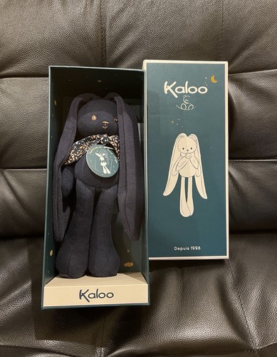 Rabbit midnight blue plush toy - midnight,