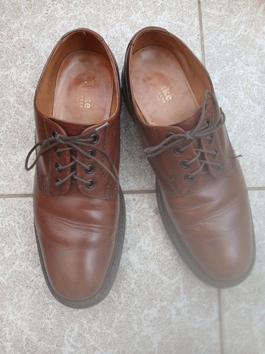 Loake brown leather - leather, lace
