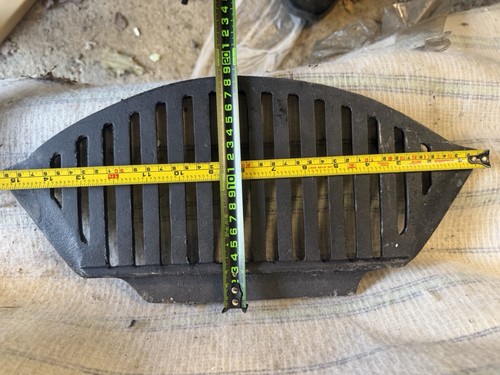 Cast iron fire grate - cast,