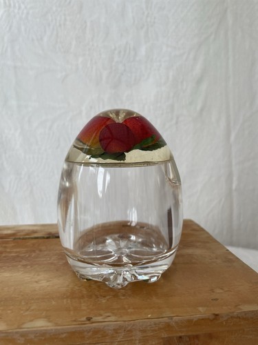 Vintage lucite lidded - lucite, pot