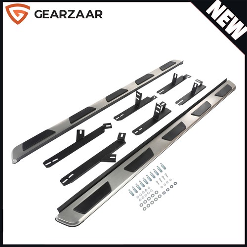 Audi side steps black - q7,
