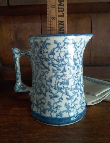 Antique primitive salt - primitive, glazed
