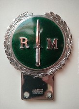 VINTAGE ROYAL MARINES COMMANDO J.R.GAUNT BIRMINGHAM ENGLAND ENAMEL CAR BADGE