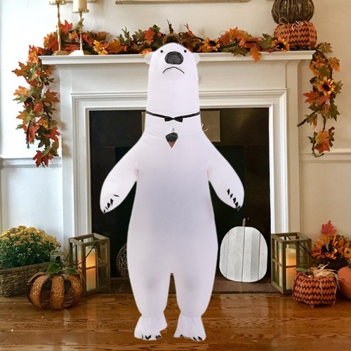 Inflatable polar bear costume - bear,