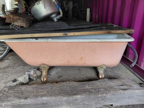Antique vintage cast - iron, roll