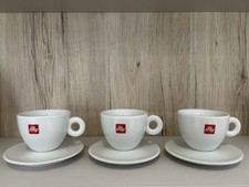 Set of 3 Illy Coffee Cups and