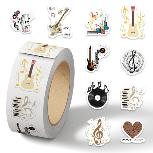 500pcs roll guitar - 500pcs/roll,