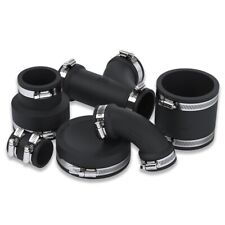 Flexible RUBBER Pipe Fitting - Straight/Elbow/Tee/Reducer - Pond/Drainage/Boat