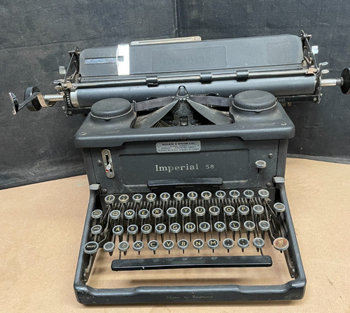 Vintage imperial typewriter - vintage,