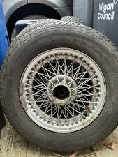 Jaguar Chrome Wire Wheels 15"