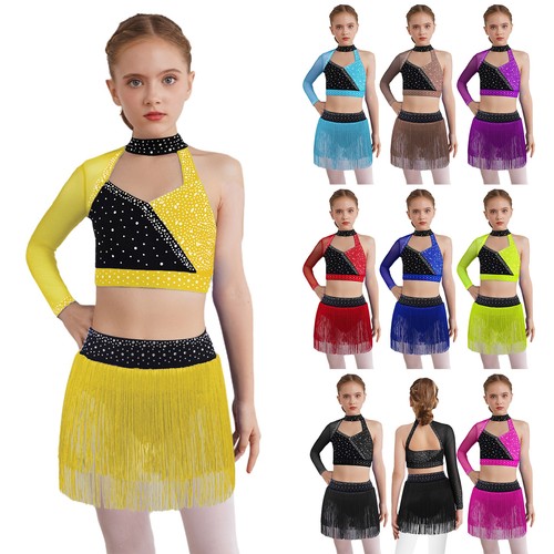 Girls crop top - top, tassel