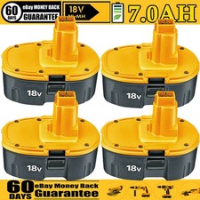 4-1x 6.0AH 18V Ni-MH Battery For Dewalt DW938 DW960 DC988 DC618 DC385 DC9096