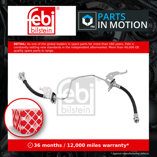 Brake hose fits vauxhall combo - hose,
