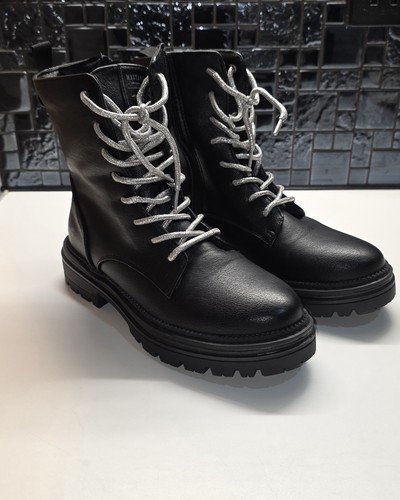 Mustang new women black faux - new,