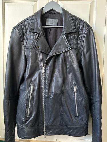 All saints black leather - all,