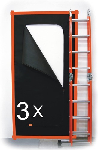 Pack anti dust zip door - 3,