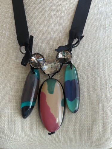 Marni ribbon necklace - ribbon,
