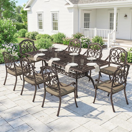 Piece cast aluminium garden - cast,