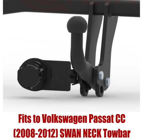 Swan neck tow bar for - bar,