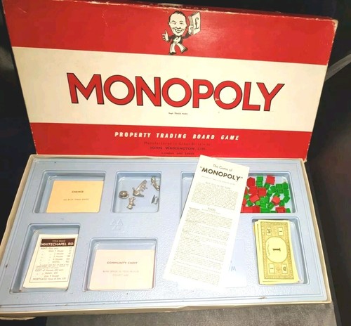 Vintage 1961 monopoly long - 1961,