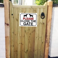 Please close the gate Pet Dog