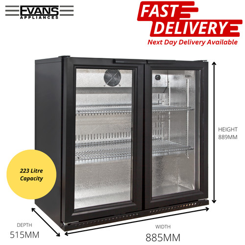 Commercial back bar - back,