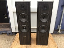ACOUSTIC SOLUTIONS AV-120 HI-FI SPEAKERS - 130 WATTS - TESTED IN GOOD CONDITION