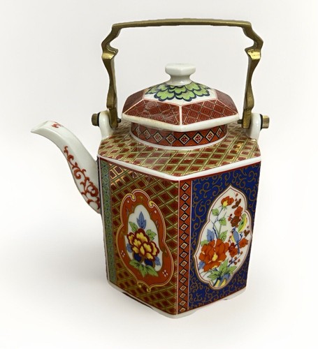 Japanese porcelain teapot - porcelain, 7”