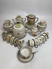 Vintage Denby-Langley England "Troubadour" Stoneware Dinnerware Set [b.B0-66]