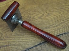 Dunlap 9-1/2" Adjustable Cabinet Scraper with Wood Handles 3" Blade