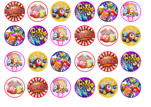 Bingo game edible - 24,