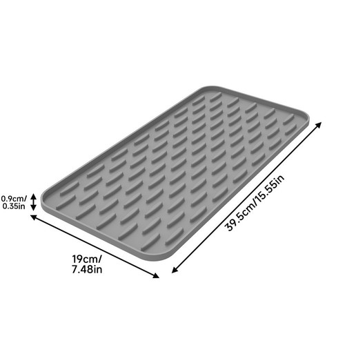 Silicone dish draining mat - silicone,