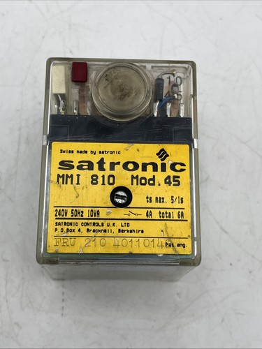 Satronic mmi 810 - 810, burner