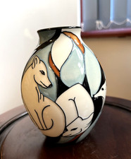 Moorcroft pottery vase- Arctic