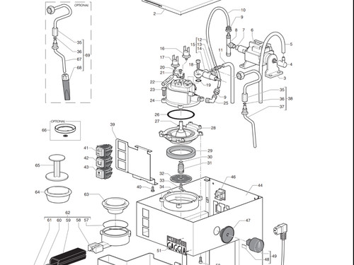 Gaggia cubika boiler - gaggia, ring