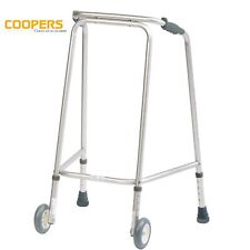 Premium Ultra Lightweight Walker Mobility Aid Walking Frame with Wheels - Home