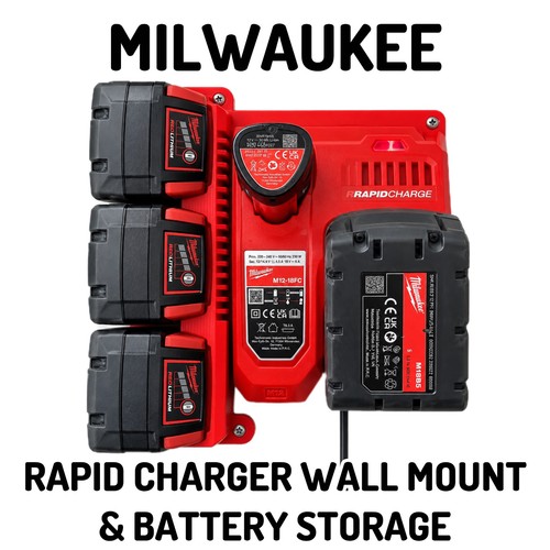 Milwaukee m12 m18 charger wall - milwaukee,