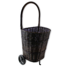 Wicker Trolley Basket