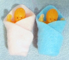 Dolls House New Born Twin Boy