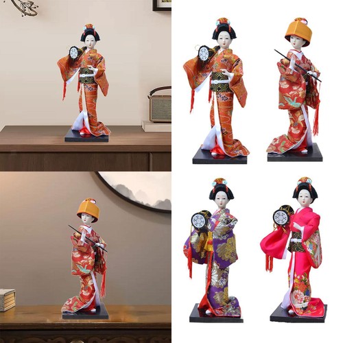 Japanese geisha kimono doll - geisha,