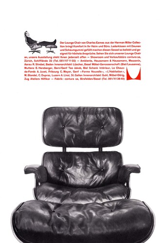 Eames lounge chair vintage - eames, ad