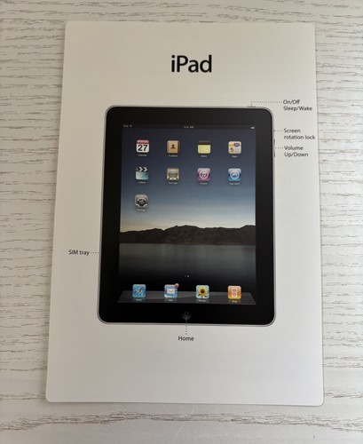 Original apple ipad - original, 1st