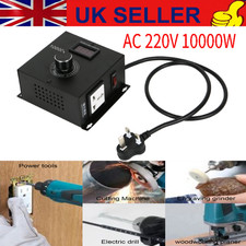 AC 220V 10000W SCR Variable Voltage Regulator Speed Motor Controller High Power