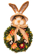 Easter bunny spring wreath - bunny, –