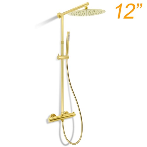 Round large rain head - 12",