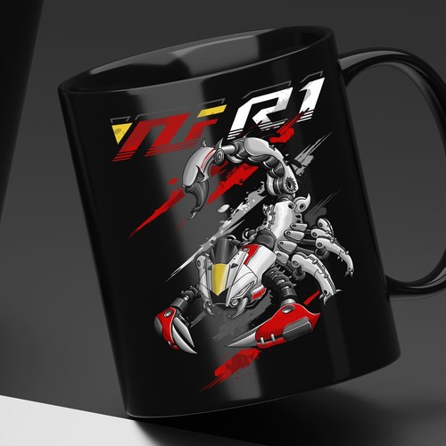 Coffee mug for yamaha yzf - for,