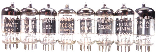 Ecc82 12au7 philips - 8x,