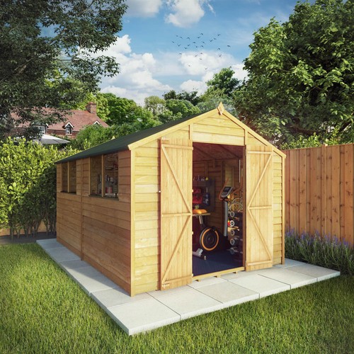 12x8 wooden garden shed - 12x8,